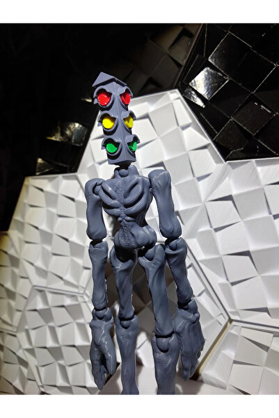 mimo Trafik Lambası Kafalı Figür 30 Cm