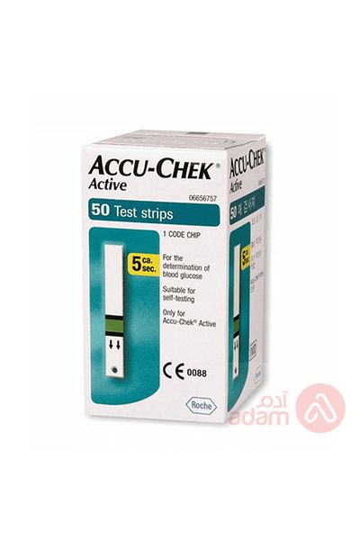 Accu Chek ACTIVE TEST STRP-50GLUCOMETER
