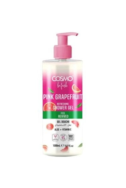 Cosmo جل استحمام منعش برائحة الجريب فروت الوردي من كوزمو - 1000 مل
