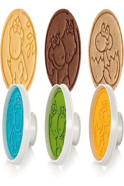 TESCOMA Delicia Dinosaur Cookie Cutters – 3-Piece Fun Baking Set for Kids