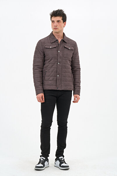 U.S. Polo Assn. Erkek Gri Mont