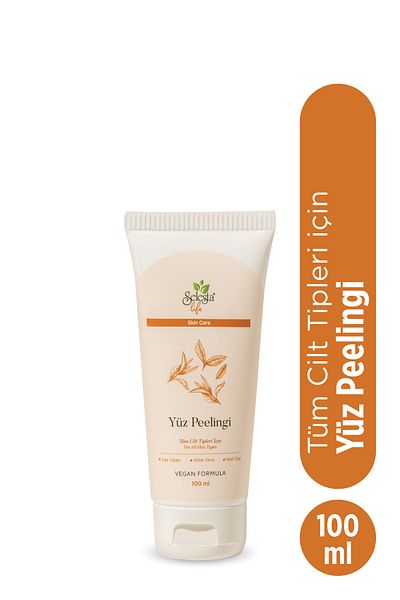 Selesta Life Tea Tree Oil, Green Tea and Aloe Vera Facial Peeling 100 ml