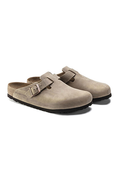 Birkenstock Boston Unisex Kahverengi Günlük Stil Terlik 1019484-20322