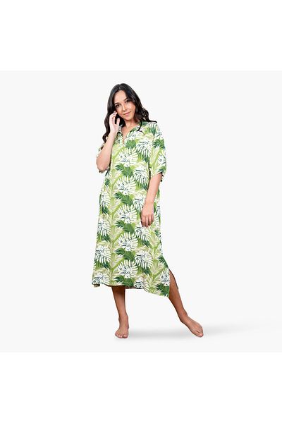 Aadaraya Aadaraya All-Over Print Sleepshirt