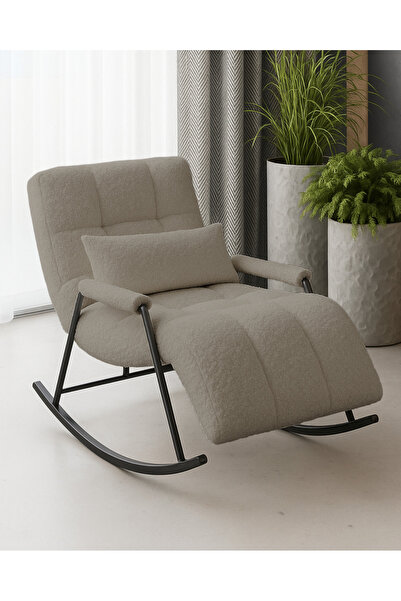 Velura Home & Living Coco Sallanan Berjer & Tv Koltuğu & Dinlenme & Okuma & Emzirme Koltuğu