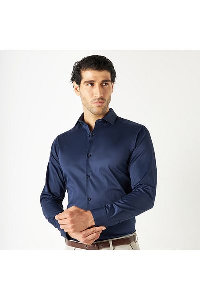 FAV Formal Shirt with Long Sleeves and Button Closure
