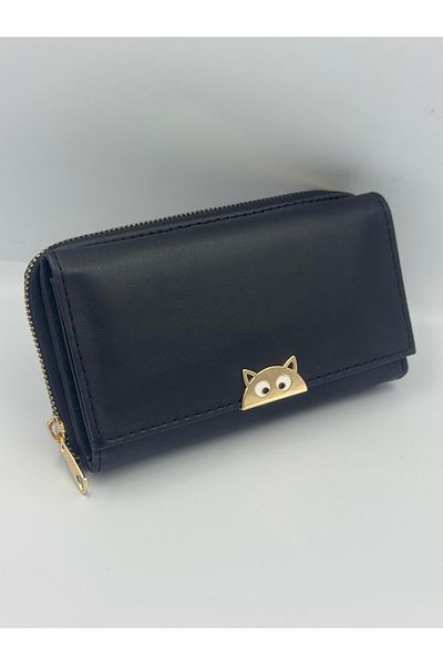 KIRASE Stylish and Multi-Pocket Quality Large Size Wallet with Cat Detail in New Colors