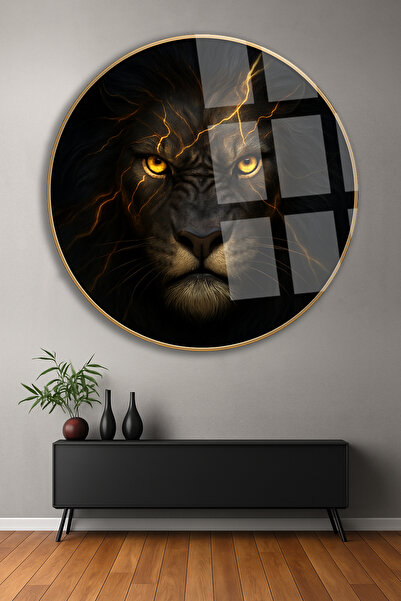 TAULART NERVOUS LION STOL MODERAN STOL NELOMIV LUKSUZNI STAKLENI STOL OKRUGLI...