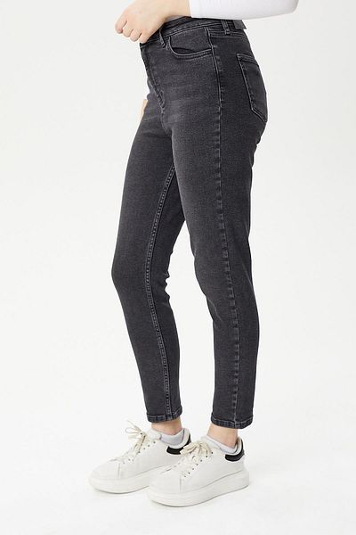 Twister Jeans Mila 9444-06 Antracite Lycra Recovery Fabric Slim Fit Women's Jeans Smoked