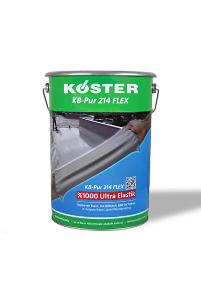 Köster Kb-pur 214 Flex %1000 Ultra Elastik Poliüretan Likit Su Yalıtımı (U.V DAYANIMLI)