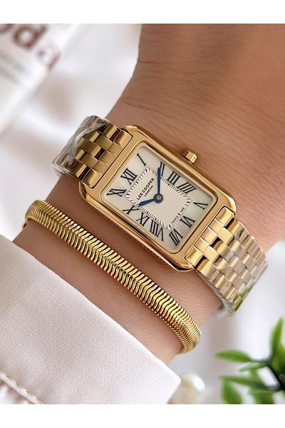Lee Cooper 3 Atm Water Resistant Women Wrist Watch with Steel Mesh Cord Vs.Blkt.0247