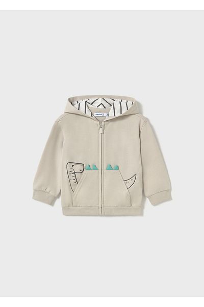 MAYORAL Baby Boy Zippered Sweatshirt Bone 1473