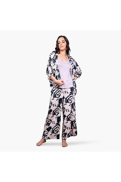 Aadaraya Aadaraya Floral Print Pyjama Set