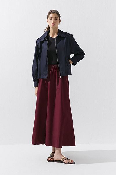 Hooopstore Κοντό μπουφάν Gabardine Navy Blue