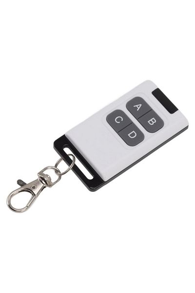 OEM Universal Remote Control for Gates and Barriers with 4 Buttons, Mbong®, 300-915Mhz, White