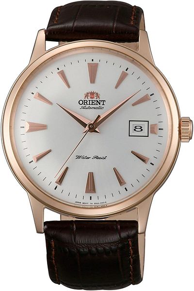 Orient FAC00002W0 Bambino Classic Analogue Automatic Watch for Men, 40.5 mm Case Size, Brown