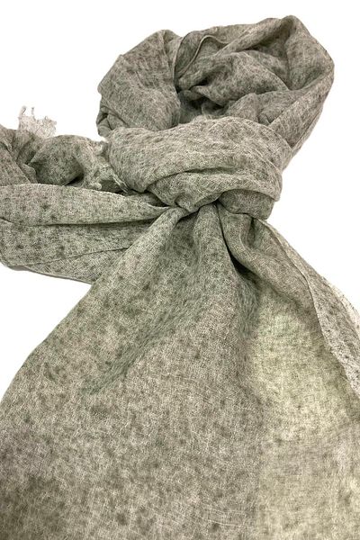 Nish&Chic Cotton and Linen Blend Natural Shawl