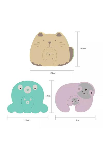 playsafe 3 Pieces Cute Functional Soft Door Stopper