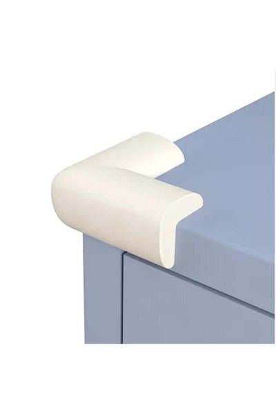 playsafe 4-Piece Jumbo V-Type White Corner Protector