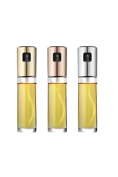 MACVI Macvi® olive oil spray dispenser bottle, 100 ml, transparent glass, healthy cooking