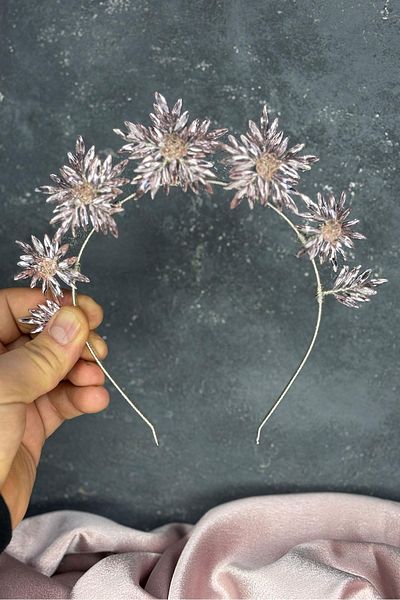 Hayalperest boncuk Star Stone Detailed Bridal Crown Henna Night and Hair Accessory for Wedding