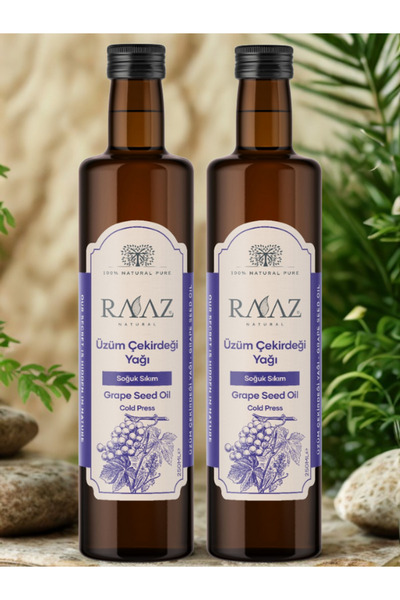 RAAZ Avantajlı 2’li Yağ Seti – Üzüm Çekirdeği Yağı 250 ml x2 %100 Saf, Doğal ve Soğuk Sıkım