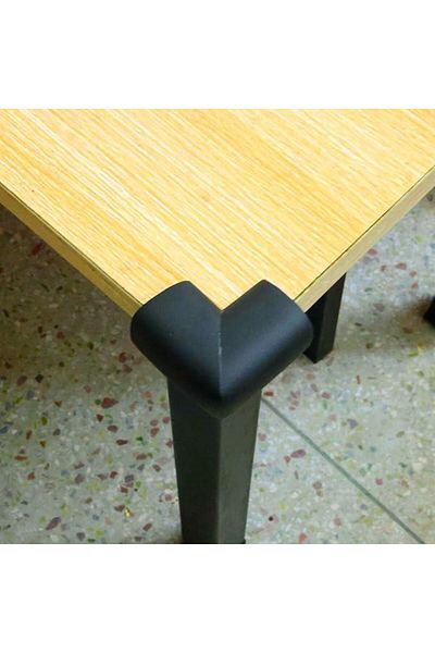 playsafe 4-Piece V-Type Black Corner Protector