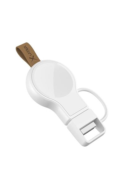 icover Incarcator wireless magnetic XLayer compatibil cu Apple Watch, 2.5W, alb