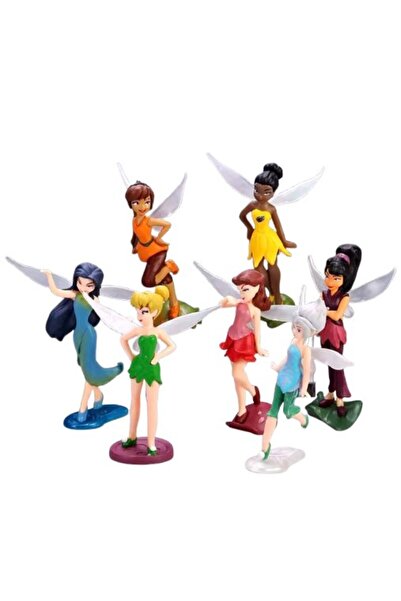 OEM Set 7 Figurine Clopotica Din Peter Pan, Tinkerbell, Elf Princess, Flower