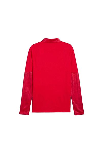Puma Teamcup Training 1/4 Zip Top Ανδρικό μακρυμάνικο μπλουζάκι προπόνησης ποδοσφαίρου 65916401 Λευκό
