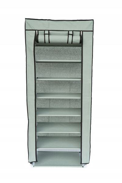 OEM Shoe storage organizer, XXL, textile, 10 shelves, XXL, gray
