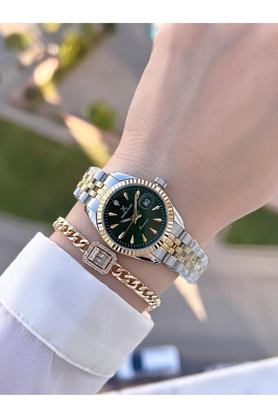Daniel Klein Diamond Stone Steel Cord 3 Atm Water Resistant Special Design Women Wristwatch+Bracelet V