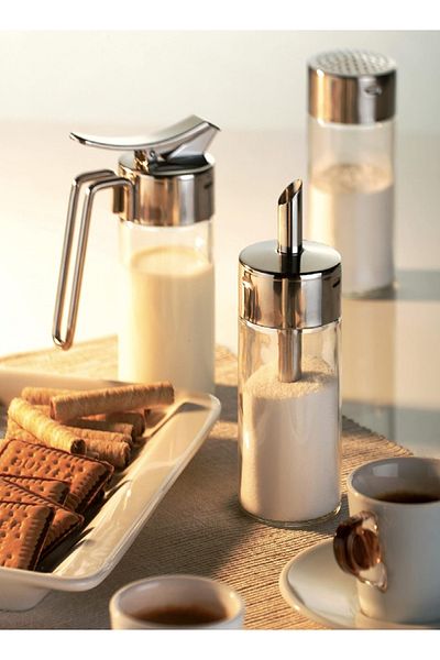 TESCOMA Club Sugar Dozer – 225ml Dispenser, Stainless Steel & Glass