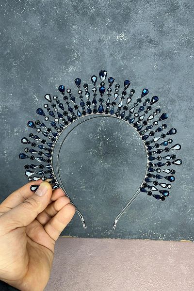 Hayalperest boncuk Ayas High Party Bridal Henna Crown