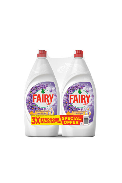 Fairy سائل غسيل الأطباق، برائحة اللافندر المنعش، 2 × 800 مل