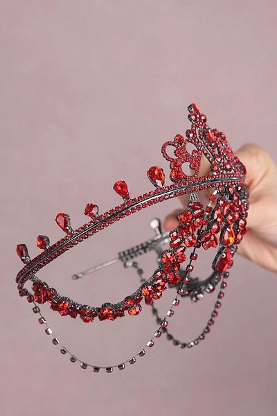 Hayalperest boncuk Hürrem Fringed Frontlet Bridal Henna Crown