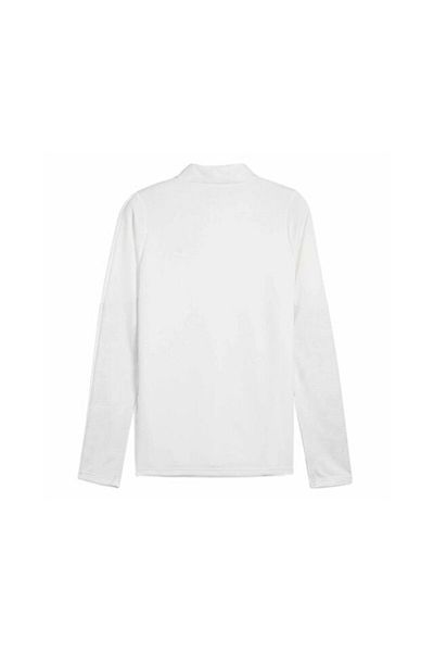Puma Teamcup Training 1/4 Zip Top Ανδρικό μακρυμάνικο μπλουζάκι προπόνησης ποδοσφαίρου 65916404 Λευκό