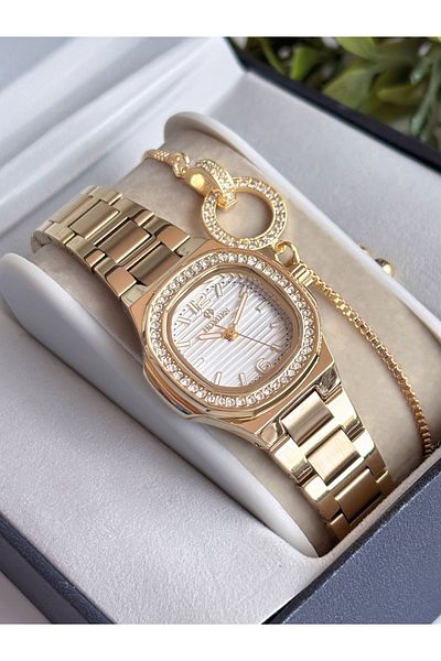 Homies Steel Women Wrist Watch with Original Box Warranty Bracelet Gift Hms5Ry4