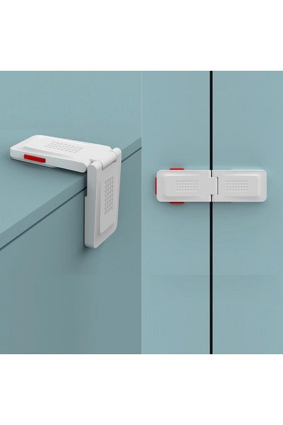 playsafe Play Safe Diamond Extra Durable Right Angle Cabinet Lock White