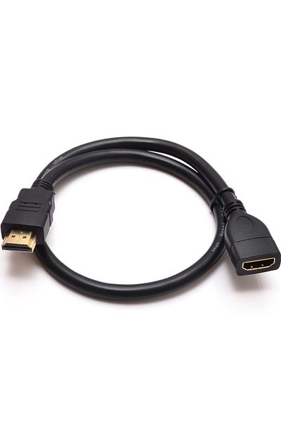 Generic كابل HDMI عالي السرعة يدعم 4K، تمديد إشارة من ذكر إلى أنثى، 3 أمتار