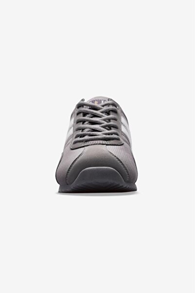 Lescon Gray Stylish Designed Slid Cut Open Knitted Blouse