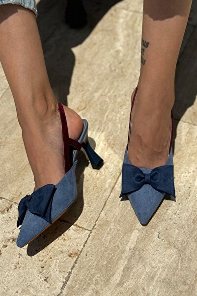 Gökhan Talay Clara Blue - Pantofi clasici cu toc mediu multifunctional de 6 cm