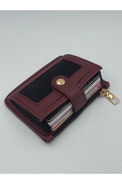 KIRASE New Model Quality Leather Mini Size Card Holder and Wallet with Plenty of Card Holder Compartments