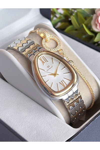 Homies Steel Women's Wristwatch Watch in Original Box with Warranty Bracelet Gift Hmsj765D