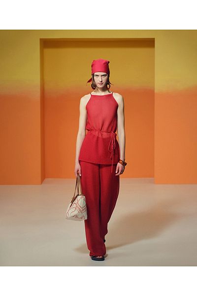 İpekyol Tricot Blouse with Openwork and Tie on the Waist