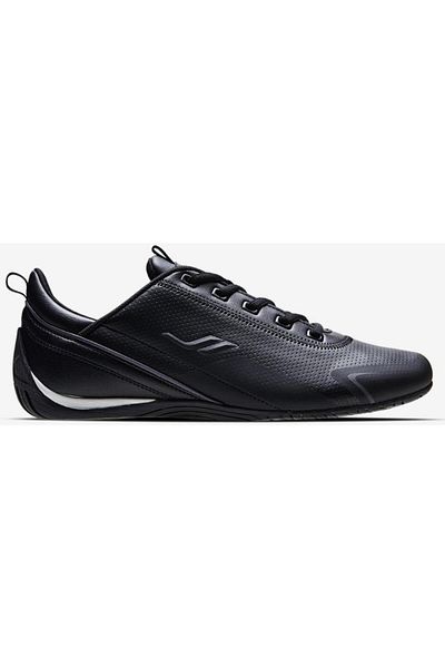 Lescon Black Sneakers Sports Shoes Smash-7