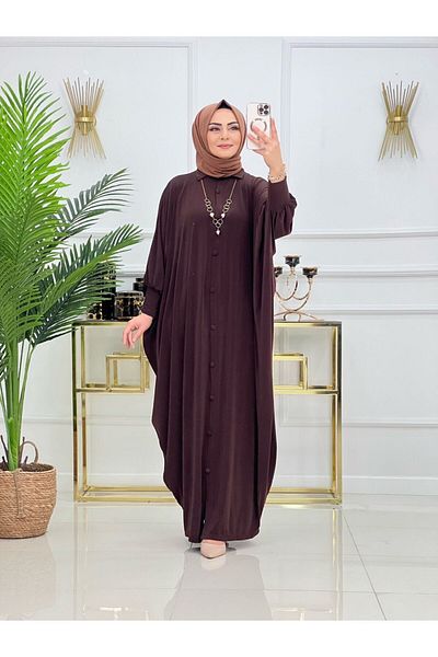VALENS BOUTİQUE Дамски хиджаб Bateau Neck Abaya