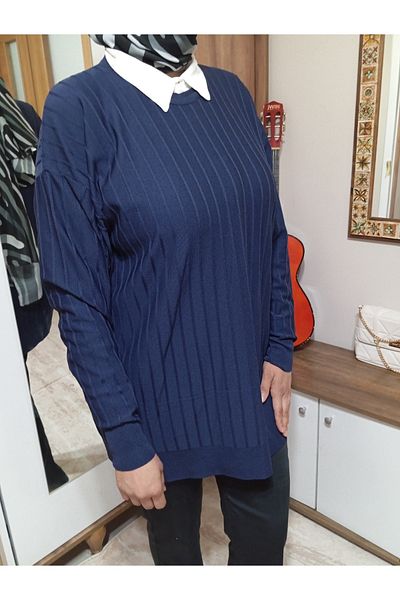 meday Clothing Thin Hijab Knitwear Blouse