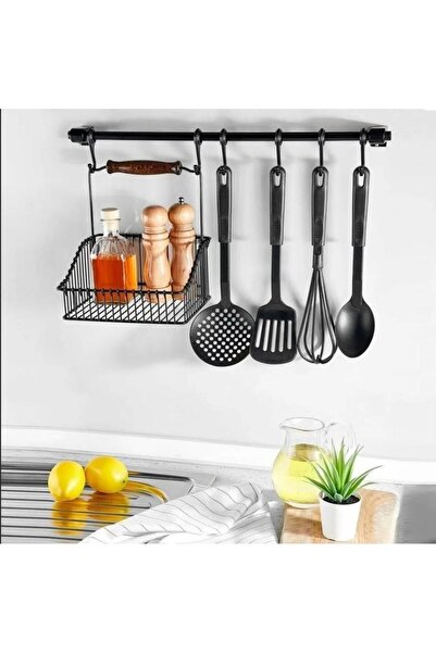 Babyjest Retro Sepet & 6 Kancalı Askı Seti