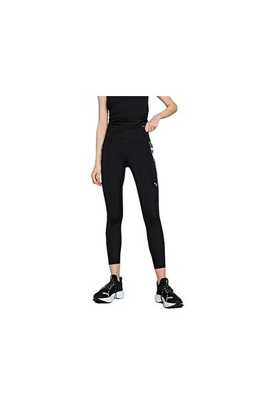 Puma Дамски клин за тренировка Tropical Aop Hw 7/8 Tight 52678551 Черен
